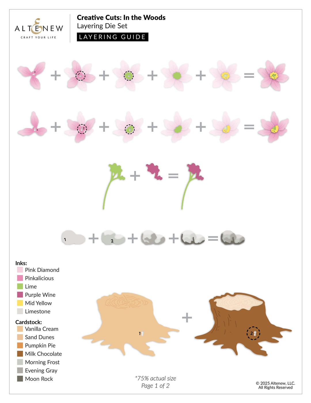 Creative Cuts: In the Woods Layering Die Set