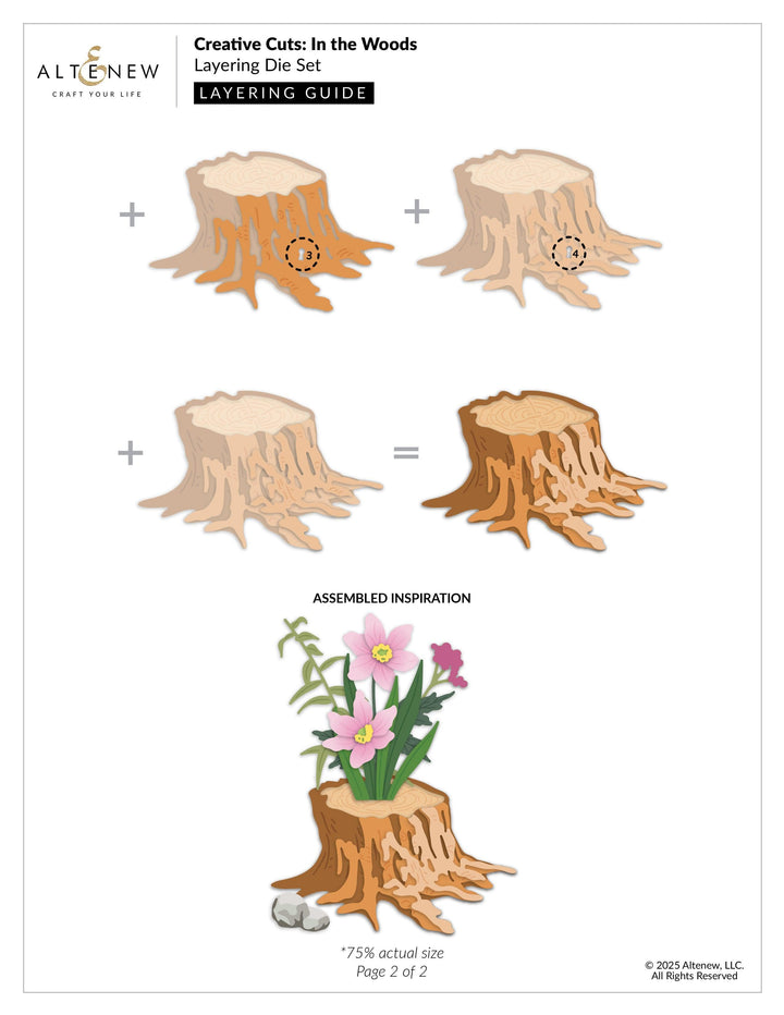 Creative Cuts: In the Woods Layering Die Set