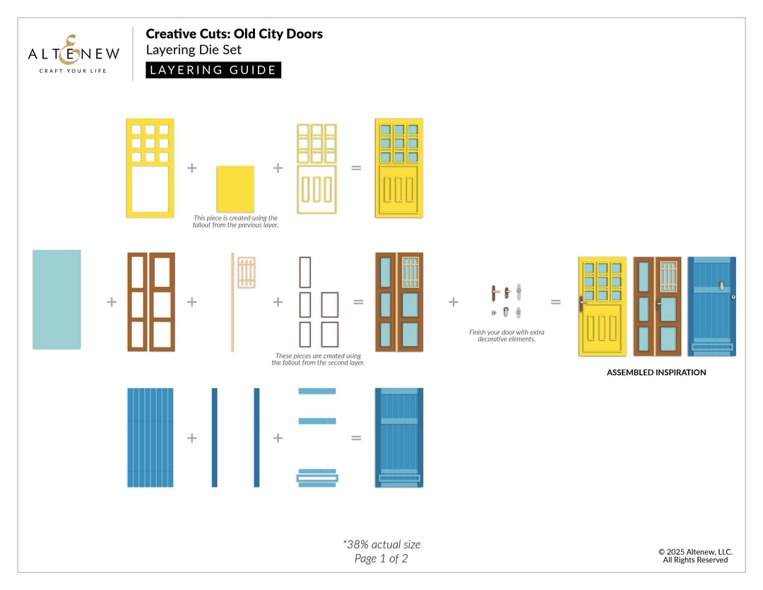 Creative Cuts: Old City Doors Layering Die Set