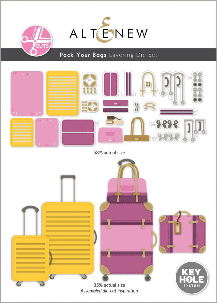 Creative Cuts: Pack Your Bags Layering Die Set
