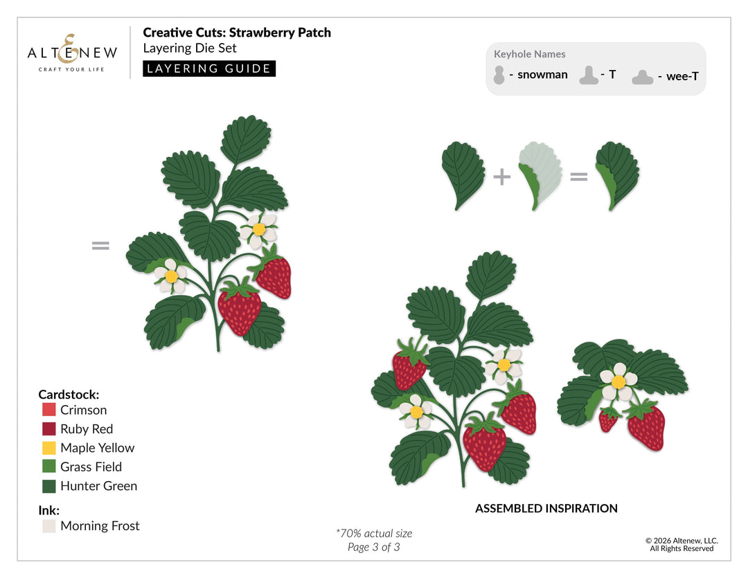 Creative Cuts: Strawberry Patch Layering Die Set