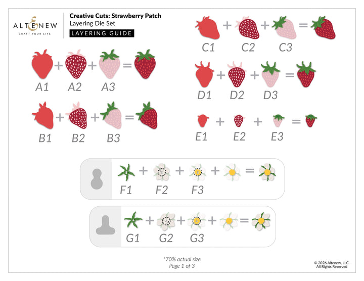 Creative Cuts: Strawberry Patch Layering Die Set
