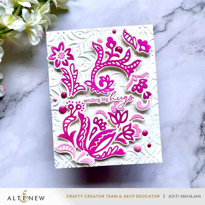 Creative Cuts: Zero-Waste Embroidered Motifs Die Set