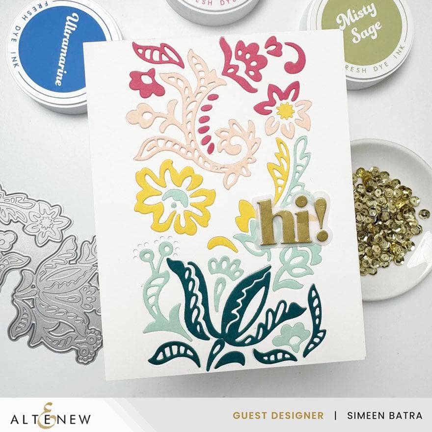 Creative Cuts: Zero-Waste Embroidered Motifs Die Set