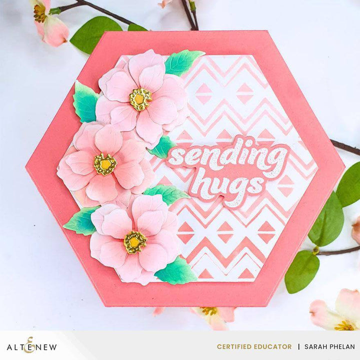 Cute Open Rose Layering Die Set