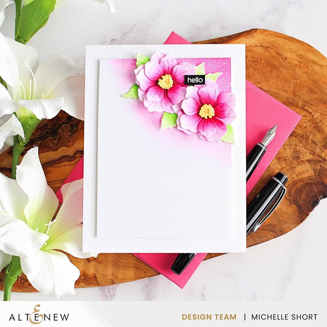 Cute Open Rose Layering Die Set | Altenew