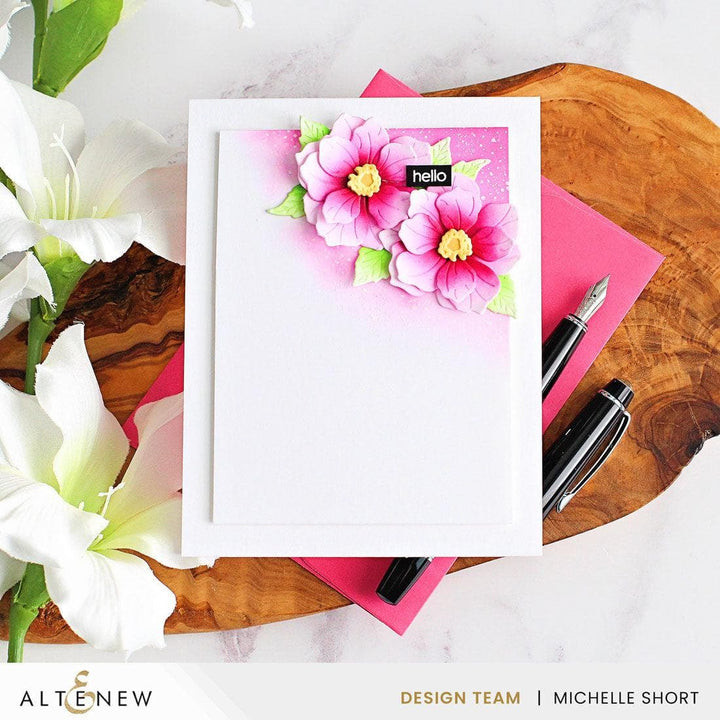 Cute Open Rose Layering Die Set