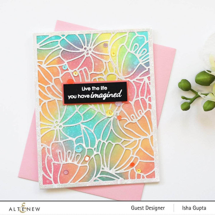 Part A-Glitz Art Craft Co.,LTD Dies Dainty Blooms Cover Die