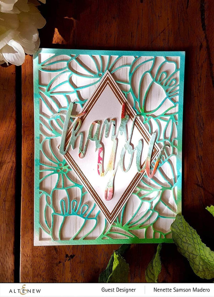 Part A-Glitz Art Craft Co.,LTD Dies Dainty Blooms Cover Die