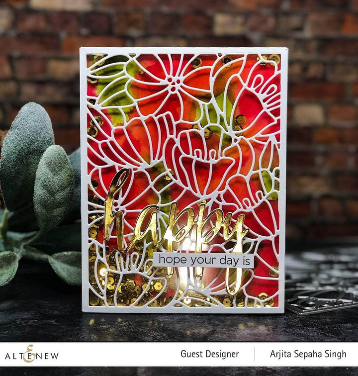 Part A-Glitz Art Craft Co.,LTD Dies Dainty Blooms Cover Die