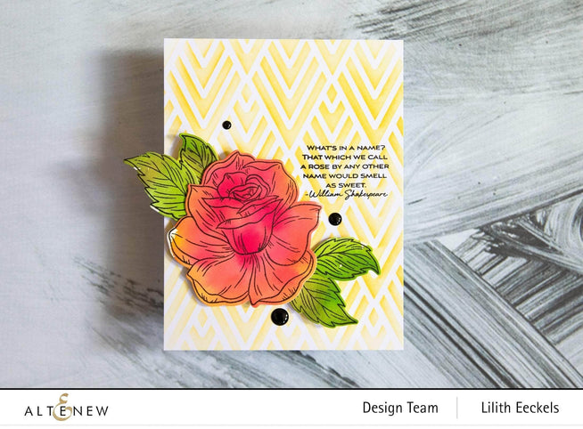 Part A-Glitz Art Craft Co.,LTD Dies Darling Rose Die Set