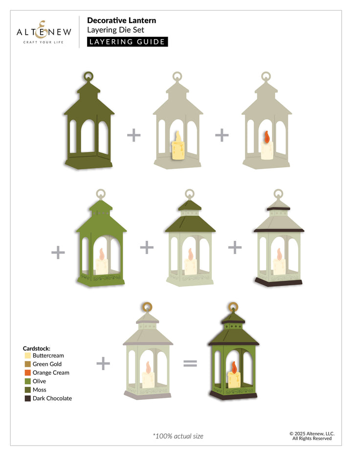 Decorative Lantern Layering Die Set