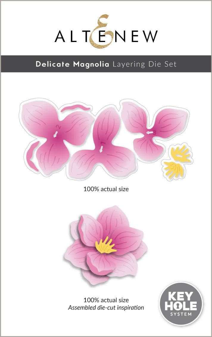 Delicate Magnolia Layering Die Set