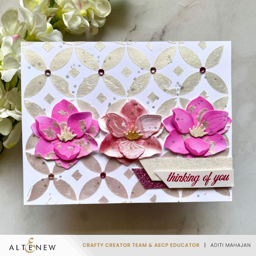 Delicate Magnolia Layering Die Set