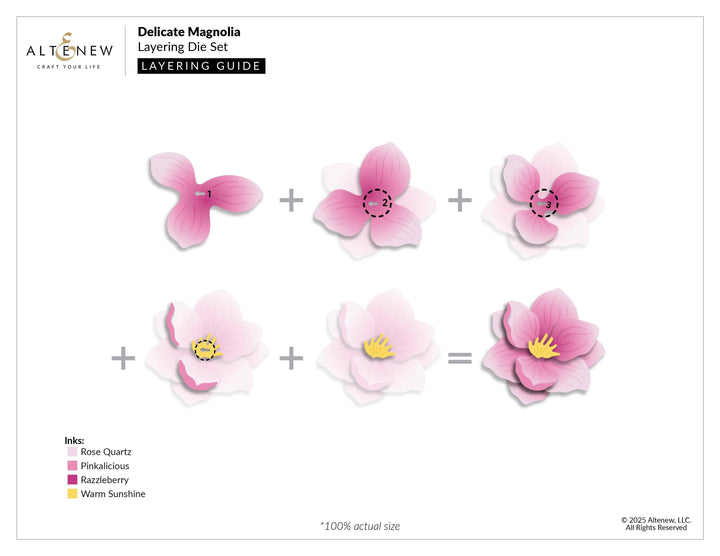 Delicate Magnolia Layering Die Set