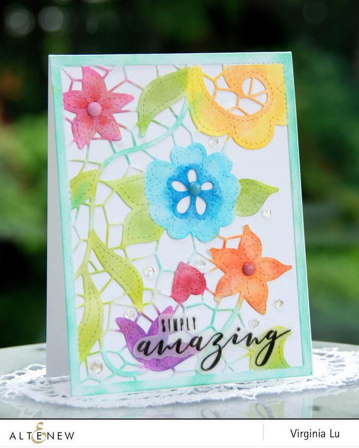 Part A-Glitz Art Craft Co.,LTD Dies Doodled Lace Cover Die