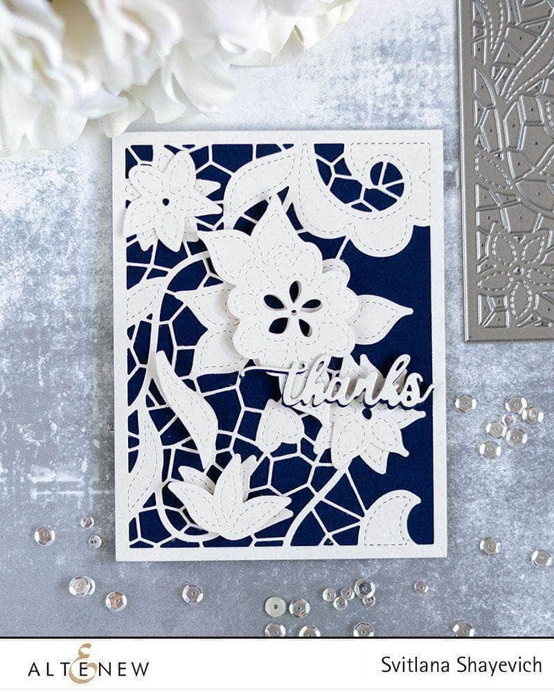 Part A-Glitz Art Craft Co.,LTD Dies Doodled Lace Cover Die