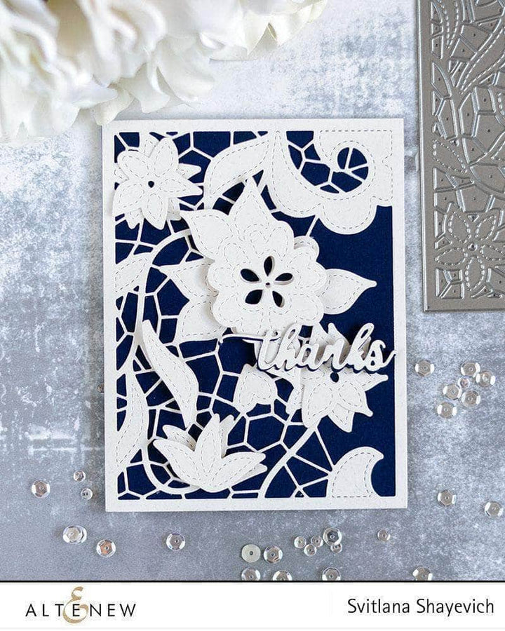 Part A-Glitz Art Craft Co.,LTD Dies Doodled Lace Cover Die
