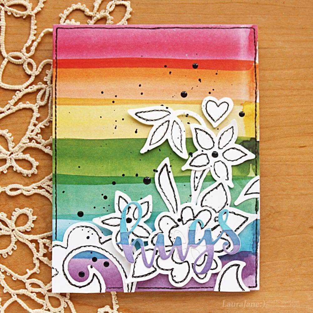 Part A-Glitz Art Craft Co.,LTD Dies Doodled Lace Cover Die