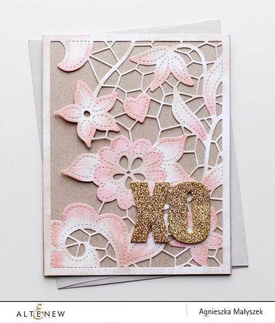 Part A-Glitz Art Craft Co.,LTD Dies Doodled Lace Cover Die