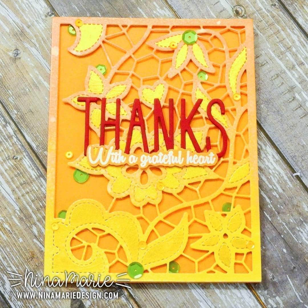 Part A-Glitz Art Craft Co.,LTD Dies Doodled Lace Cover Die