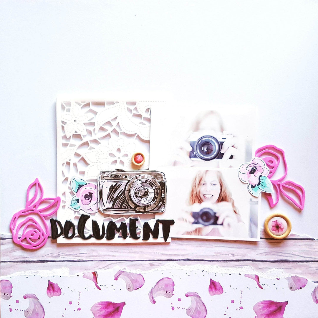 Part A-Glitz Art Craft Co.,LTD Dies Doodled Lace Cover Die