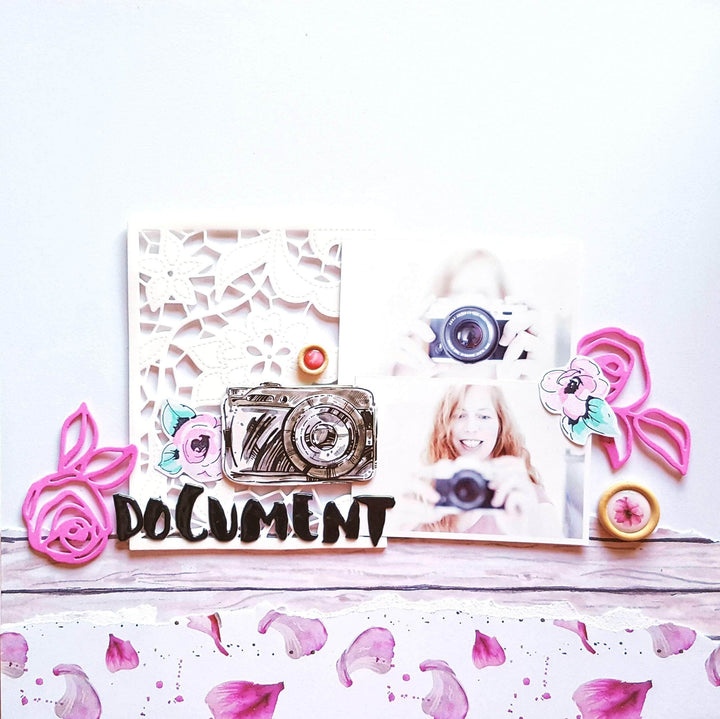 Part A-Glitz Art Craft Co.,LTD Dies Doodled Lace Cover Die