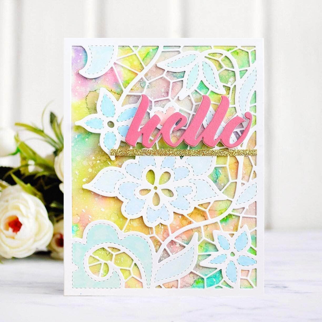 Part A-Glitz Art Craft Co.,LTD Dies Doodled Lace Cover Die