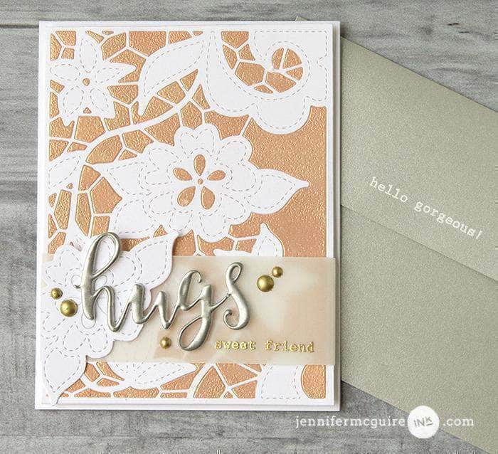 Part A-Glitz Art Craft Co.,LTD Dies Doodled Lace Cover Die