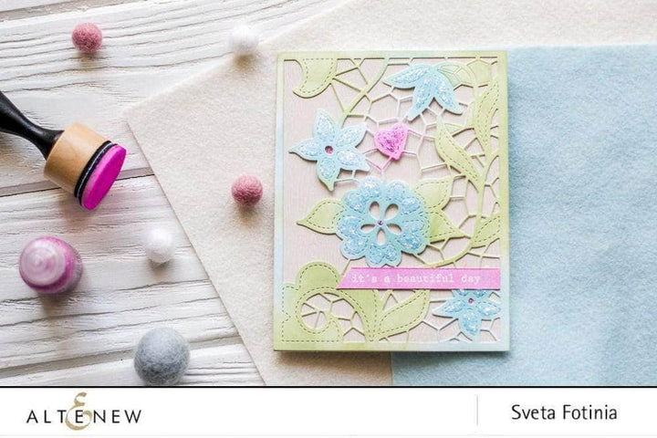 Part A-Glitz Art Craft Co.,LTD Dies Doodled Lace Cover Die