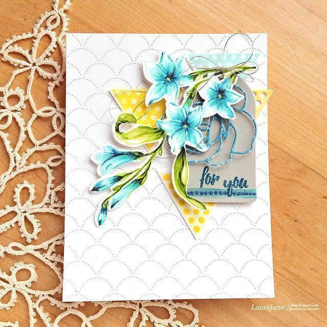 Part A-Glitz Art Craft Co.,LTD Dies Dotted Scales Debossing Cover Die