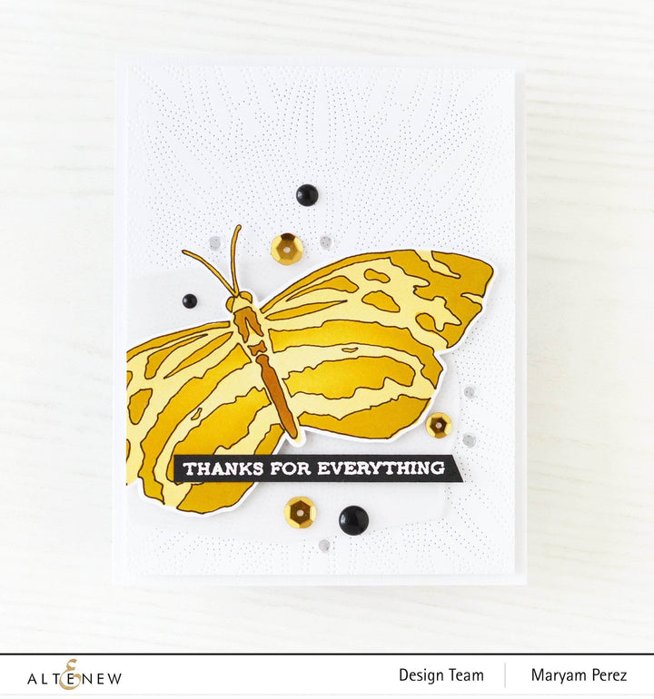 Part A-Glitz Art Craft Co.,LTD Dies Dotted Starburst Debossing Cover Die