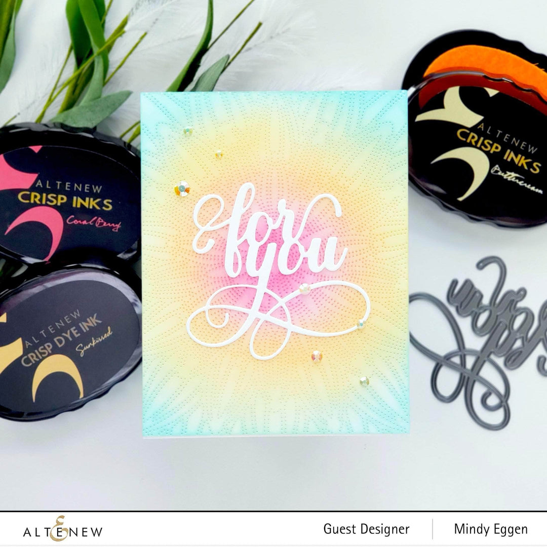 Part A-Glitz Art Craft Co.,LTD Dies Dotted Starburst Debossing Cover Die