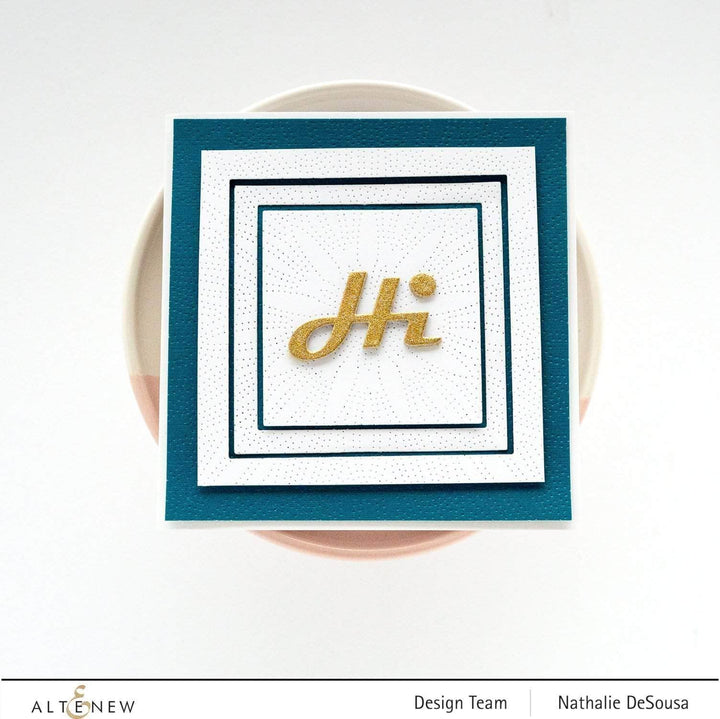 Part A-Glitz Art Craft Co.,LTD Dies Dotted Starburst Debossing Cover Die