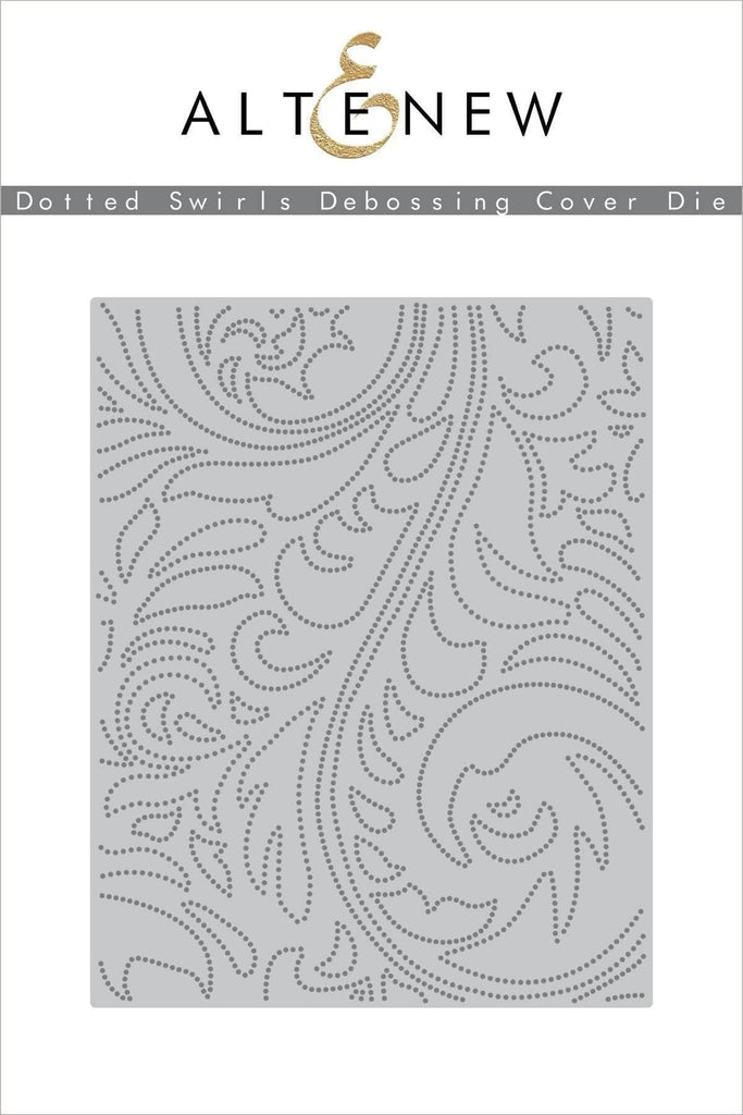Altenew Dotted Swirls Stitched Card – Velvetlemon