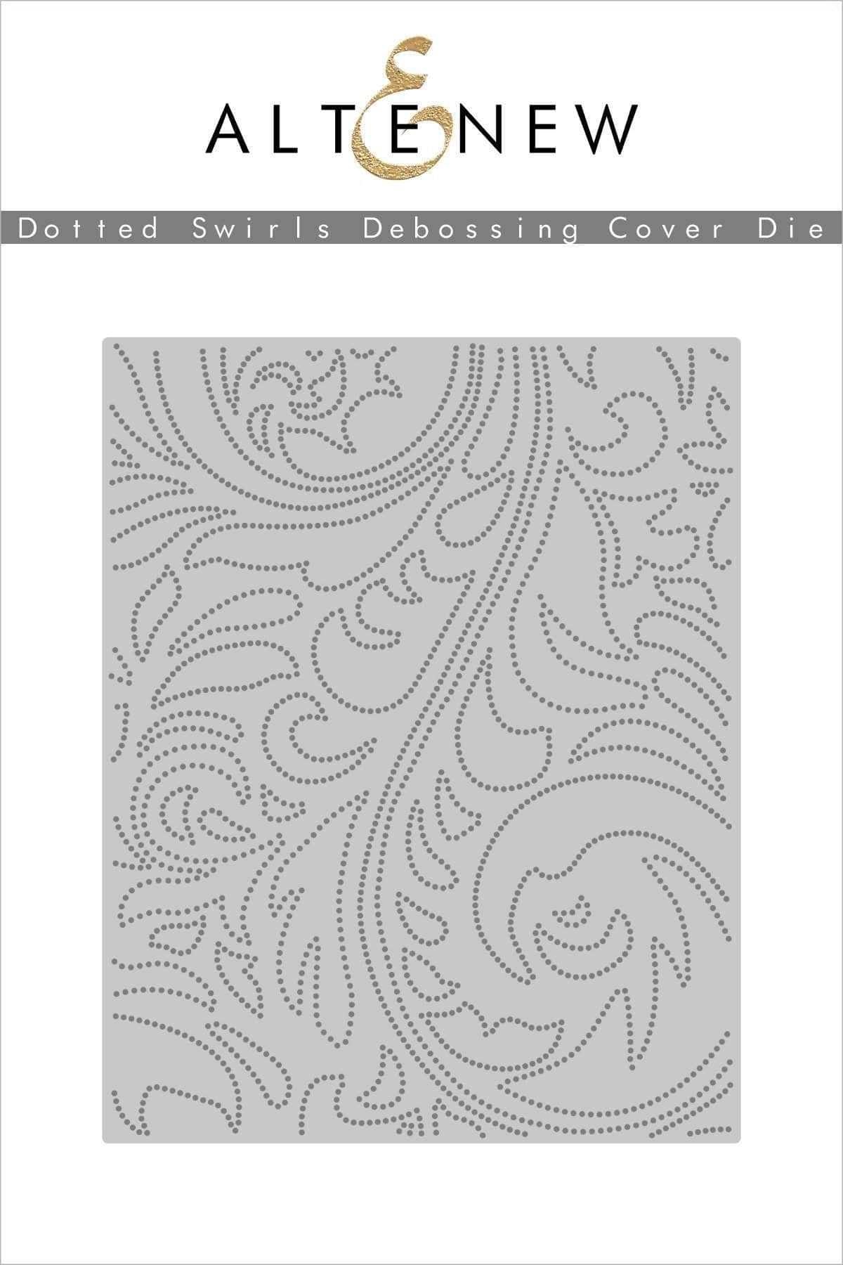 Part A-Glitz Art Craft Co.,LTD Dies Dotted Swirls Debossing Cover Die