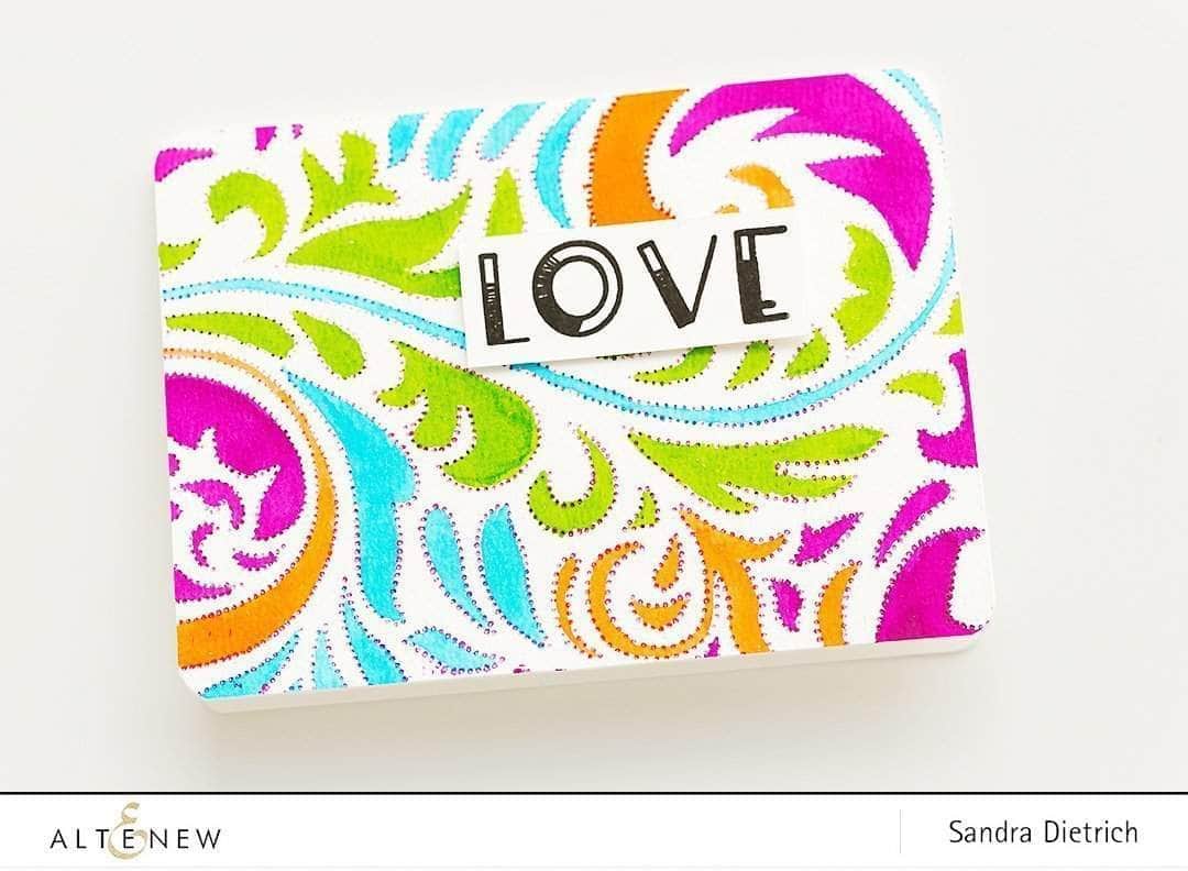 Part A-Glitz Art Craft Co.,LTD Dies Dotted Swirls Debossing Cover Die