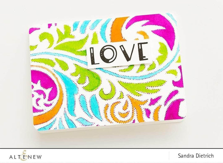 Part A-Glitz Art Craft Co.,LTD Dies Dotted Swirls Debossing Cover Die