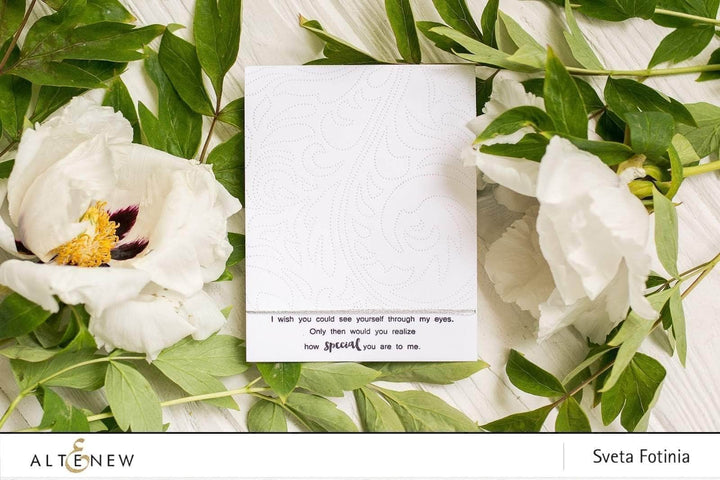 Part A-Glitz Art Craft Co.,LTD Dies Dotted Swirls Debossing Cover Die