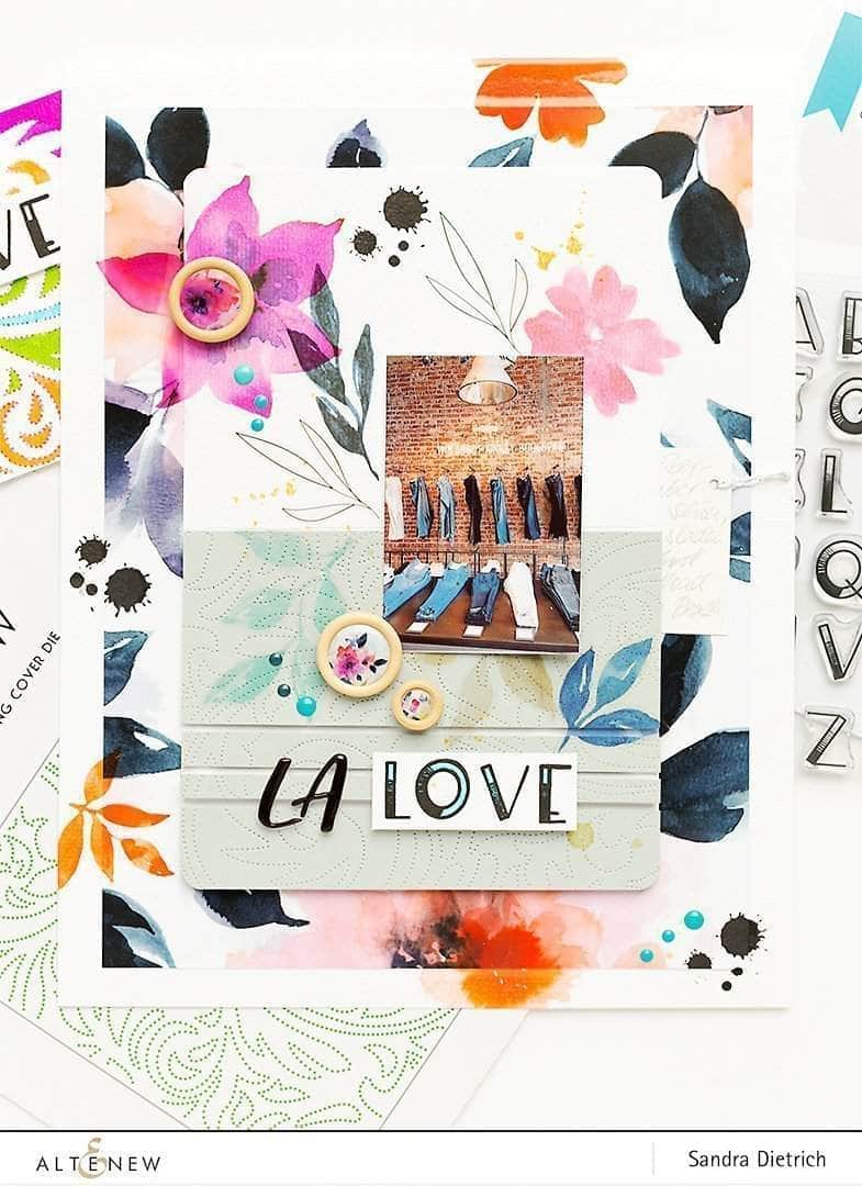 Part A-Glitz Art Craft Co.,LTD Dies Dotted Swirls Debossing Cover Die