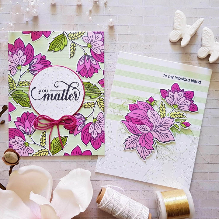 Part A-Glitz Art Craft Co.,LTD Dies Dotted Swirls Debossing Cover Die