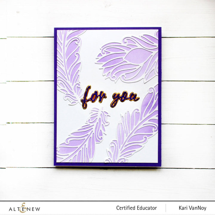 Part A-Glitz Art Craft Co.,LTD Dies Dreamy Feathers Die Set