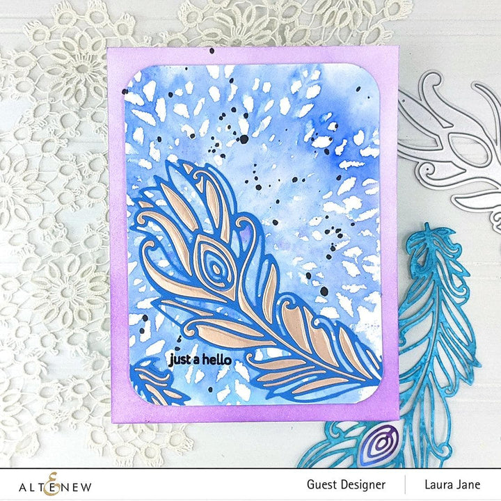 Part A-Glitz Art Craft Co.,LTD Dies Dreamy Feathers Die Set