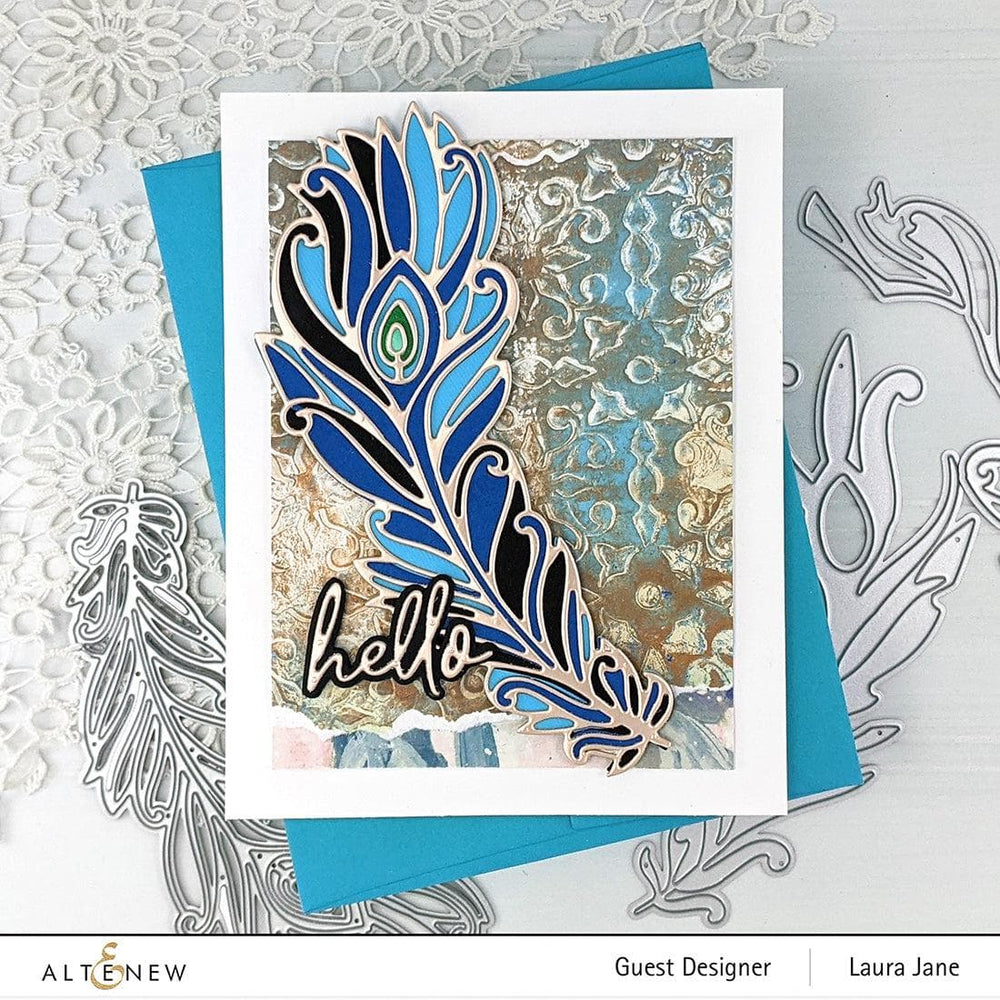 Part A-Glitz Art Craft Co.,LTD Dies Dreamy Feathers Die Set