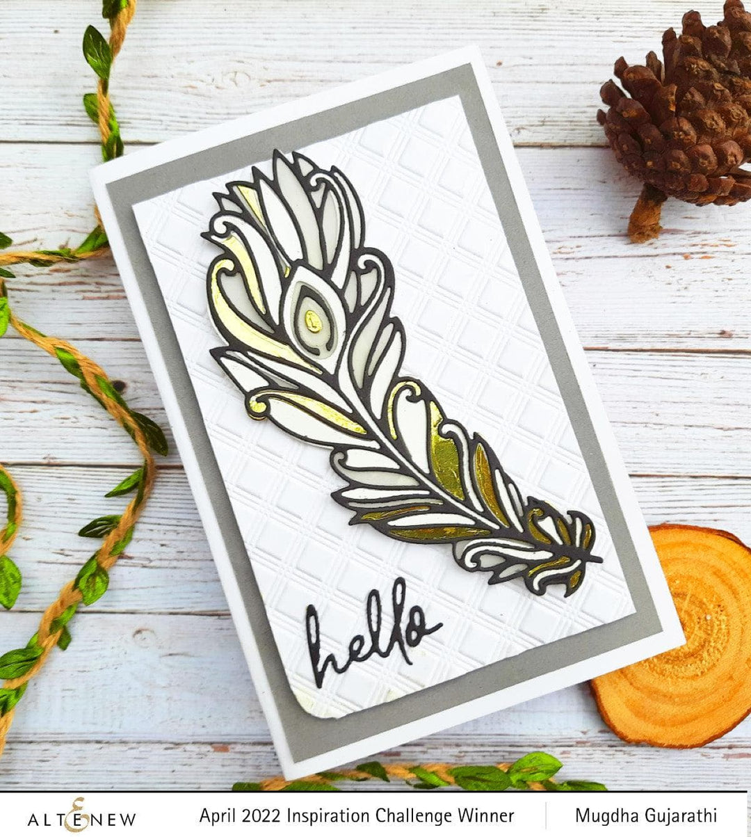 Part A-Glitz Art Craft Co.,LTD Dies Dreamy Feathers Die Set