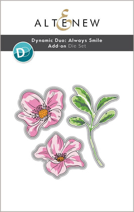 Part A-Glitz Art Craft Co.,LTD Dies Dynamic Duo: Always Smile Add-on Die Set
