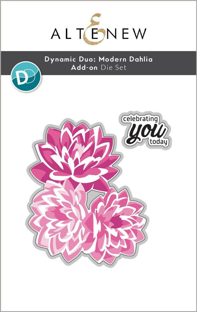 Dynamic Duo: Modern Dahlia Add-On Die Set | Altenew