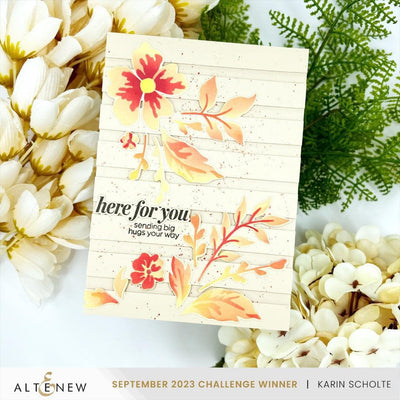 Dynamic Duo: Painted Floral Swag Add-on Die Set