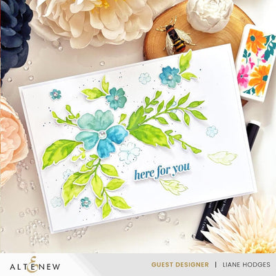 Dynamic Duo: Painted Floral Swag Add-on Die Set