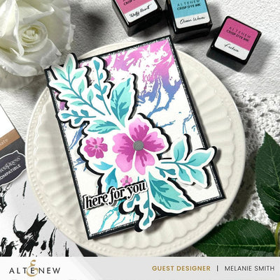 Dynamic Duo: Painted Floral Swag Add-on Die Set